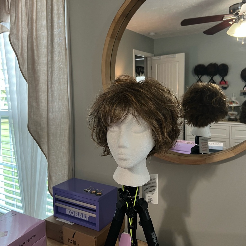 ANIKA Short Curly Wig - French Roast - Picture 4 of 4